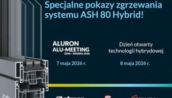 POKAZY ZGRZEWANIA SYSTEMU ASH 80 HYBRID W SHOWROOMIE ALURON